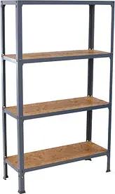 Simonrack Regal SIMONHOME CLICK MINI 8425437128882 grau, braun 80,0 x 30,0 x 160,0 cm