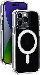 bigben Hybrid Case mit MagSafe Handy-Cover für Apple iPhone 14 Pro transparent