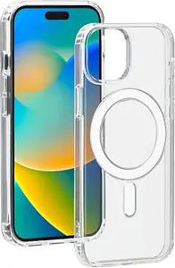 bigben Hybrid Case mit MagSafe Handy-Cover für Apple iPhone 15 transparent