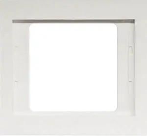 BERKER 1-fach Steckdosenrahmen weiß 8,7 x 8,1 cm