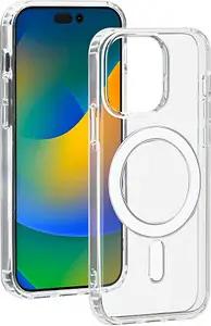 bigben Hybrid Case mit MagSafe Handy-Cover für Apple iPhone 15 Pro transparent