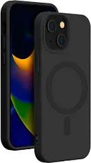 bigben Soft Case mit MagSafe Handy-Cover für Apple iPhone 15 Plus schwarz