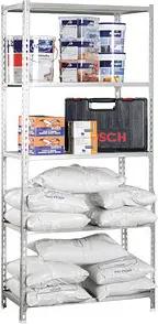 Simonrack Schwerlastregal MADERCLICK MINI 8435104937303 silber 80,0 x 40,0 x 180,0 cm