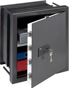 BURG WÄCHTER Wandtresor WT 616 K Sicherheitsstufe 0 nach EN 1143-1 anthrazit 43,4 x 23,3 - 35,1 x 53,2 cm