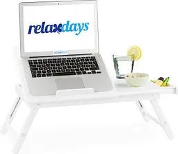 relaxdays Laptop-Betttablett weiß