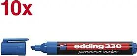 edding 330 Permanentmarker blau 1,0 - 5,0 mm, 10 St.
