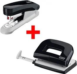 novus Locher und Heftgeräte Set E210/E15 schwarz