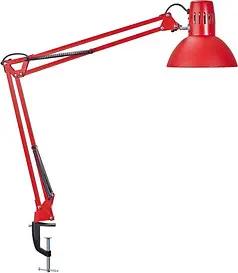 MAUL MAULstudy Schreibtischlampe rot mit Tischklemme