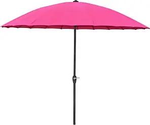 Garden Pleasure Sonnenschirm rund, pink Ø 260,0 cm