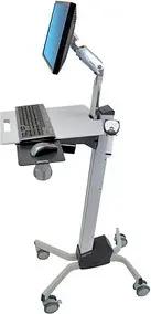 ergotron Monitor-Maus-Tastatur-Halterung NeoFlex LCD 24-206-214 grau für 1 Monitor, 1 Tastatur, 1 Maus, 1 Scanner, 1 CPU
