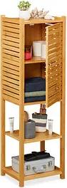 relaxdays Beistellregal braun 35,0 x 29,0 x 113,0 cm
