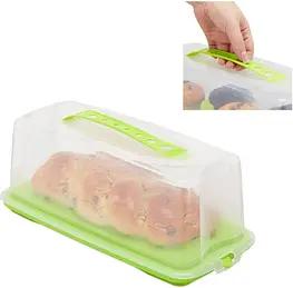 relaxdays Kuchen-Transportbox für Kastenform 37,0 x 16,0 cm
