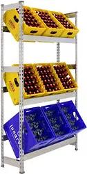 Simonrack Getränkekistenregal SIMONBOTTLE 3 8435104962664 silber 100,0 x 30,0 x 180,0 cm