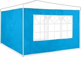 2 relaxdays Pavillon-Seitenteil, hellblau