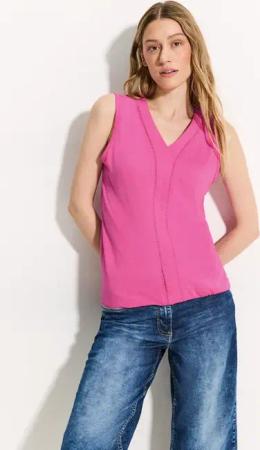 Cecil Damen Dekoratives Top in Pink, Gr: S