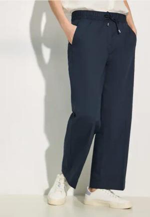 Cecil Damen Hose im Loose Fit in Blau, Gr: XXL