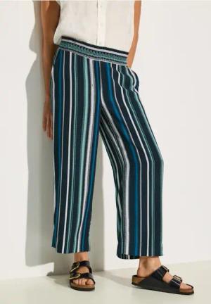 Cecil Damen Hose im Loose Fit in Grün, Gr: XXL
