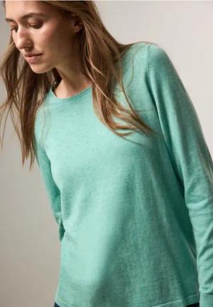 Cecil Damen Feinstrickpullover in Grün, Gr: S