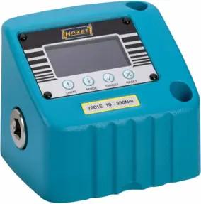 HAZET Drehmoment-Prüfgerät, elektronisch, 10 - 350 Nm 7901E Nm min-max: 10 - 350 Nm Vierkant hohl 12,5 mm (1/2 Zoll)