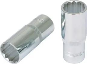 KS Tools 1/2" CHROMEplus 12-kant-Stecknuss, lang, 1"