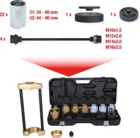 KS Tools Universal-Presswerkzeug-Satz für Achsteile, 38-tlg.
