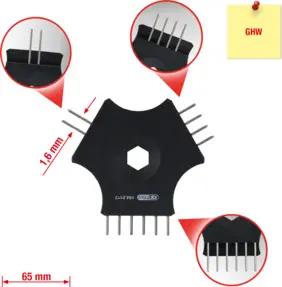 KS Tools Utensile universale di sblocco cavi per spine piatte 1,6mm