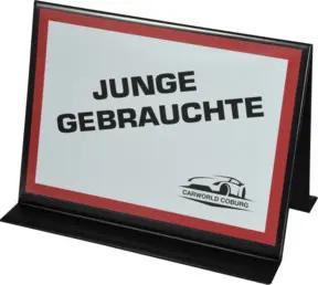 Eichner PVC-Autodachaufsteller, schwarz, mit Tas