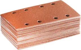 Starcke Schleifpapier-Set 50-teilig Lochung 8fach, Körnung: 120, (L x B: 185 x 93 mm)