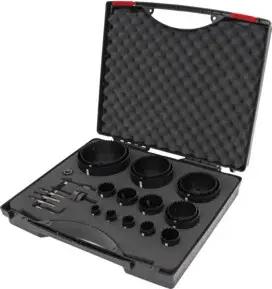 STIER Lochsägen-Set HSS-Co8 Bimetall, 21-teilig, 19 - 121 x 44 mm