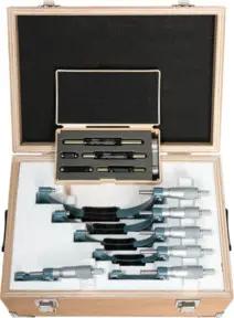 Mitutoyo Bügelmessschrauben Satz einfache Ausführung, 150-300 mm, (6 Stk.), 0,01 mm