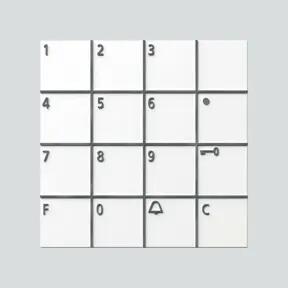 Siedle&Söhne Codeschloss-Modul weiss COM 611-02 W