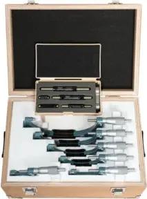Mitutoyo Bügelmessschrauben Satz einfache Ausführung, 0-150 mm, (6 Stk.), 0,01 mm