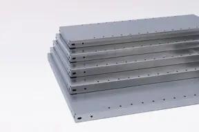 Regalwerk BERT-Stahl-Fachboden verzinkt inkl. 4 Fachbodenträger B x T 1280 x 400 mm