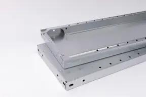 Regalwerk BERT-Stahl-Fachboden verzinkt inkl. 4 Fachbodenträger B x T 1000 x 500 mm