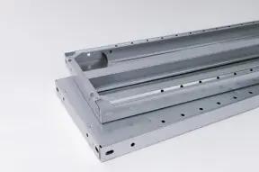 Regalwerk BERT-Stahl-Fachboden verzinkt inkl. 4 Fachbodenträger B x T 870 x 500 mm