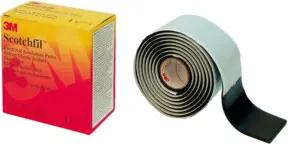 3M Deutschland Isolierband Kautschuk 38 mm x 1,5 m, sw ScotchFil 38x1,5sw