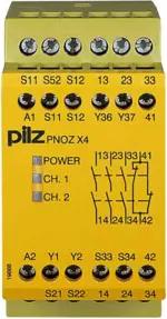 Pilz Not-Aus-Schaltgerät 24VDC 3n/o 1n/c PNOZ X4, 774730