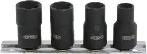 KS Tools 3/8" Spiral-Profil-Stecknuss-Satz, 4-teilig, 8-13mm