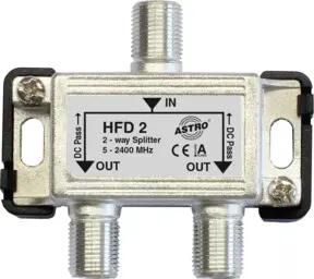 Astro Strobel Sat-Verteiler 2-fach 4-8db 5-2400MHz HFD 2