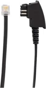 Rutenbeck Adapterkabel TAE/UAE 0,5m sw line21-Adap