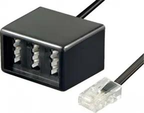 Goobay TAE Adapter NFN-RJ45 0,2m,sw,St/Bu 68024
