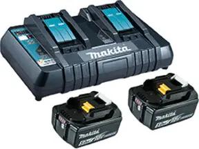 Makita Power Source Kit Li 18,0V 5Ah inkl. Doppelladegerät