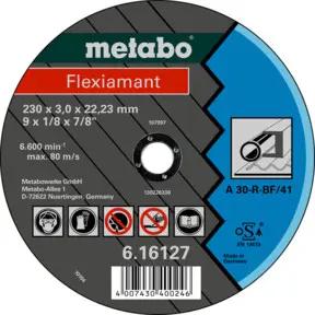 Metabo Flexiamant 115x2,5x22,23 Stahl, Trennscheibe, gekröpfte Ausführung