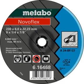 Metabo Novoflex 150x6,0x22,23 Stahl, Schruppscheibe, gekröpfte Ausführung