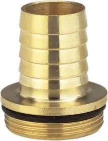 GARDENA Schlauchverschraubung 1teilig mit Bund und O-Ring, 47,9 mm (G 1 1/2)-Gewinde / 32 mm (1 1/4")-Schläuche