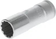 Gedore Steckschlüsseleinsatz lang, Nuss, 3/8'' 10 mm Antrieb, 12-kant, 16 mm Weite, D 30 L 16, Stahl verchromt
