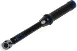 Gedore Torcoflex Drehmomentschlüssel, 1/4 Zoll, 5-25 Nm, Mit Hebel-Umschaltknarre, Stahlrohr, Schwarz/Blau