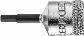 Gedore IN 20 2,5 Schraubendrehereinsatz 1/4" Innen-6-kant 2,5 mm