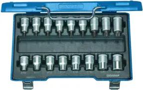 Gedore ITX 19 TX-017 Schraubendreher-Satz 1/2" 17-teilig Innen+Außen-TX