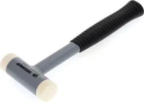 Gedore Rückschlagfreier Schonhammer, Ø 35 mm, Stahlrohrstiel, Austauschbare Polyamid-Köpfe